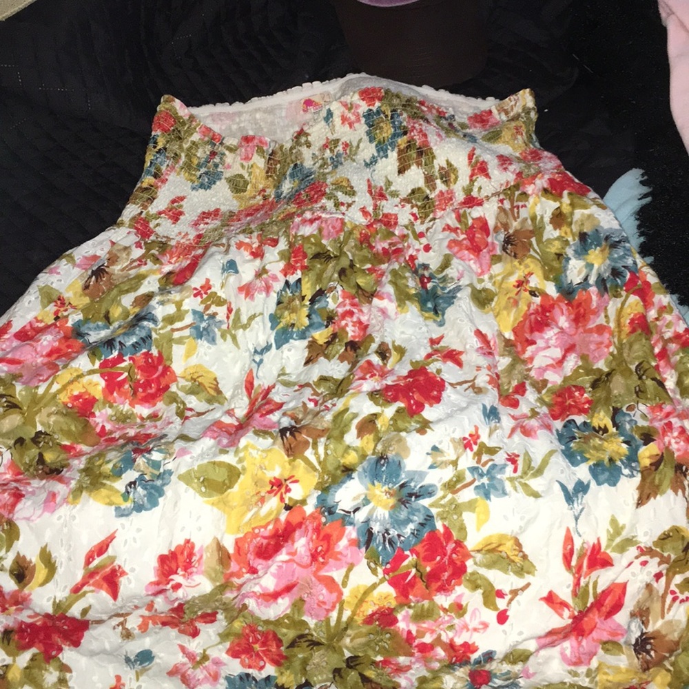 large flower dress